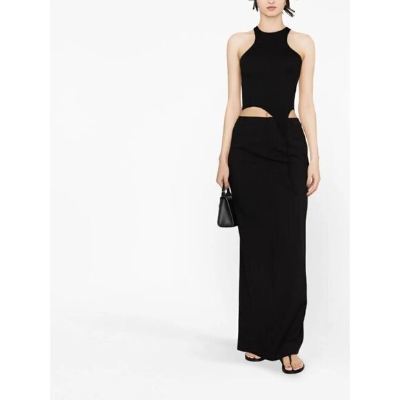 Christopher Esber Tailored Column Skirt in Black 8 Womens Long Pencil Straight - Picture 16 of 16